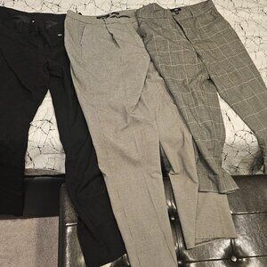$40 Bundle: 8 pairs casual pants/capris ranging from size 10 to size 14